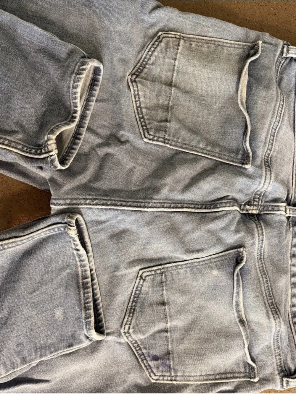 Lot Of 3 Jeans Banana Republic Traveler Slim Fit 36X32 Jeans Light Medium Dark